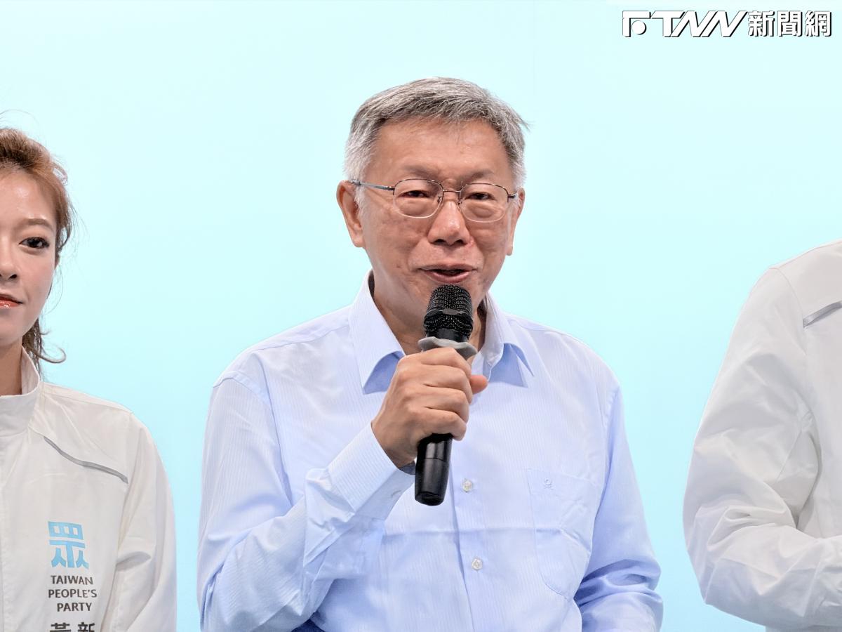 找蔡壁如備援黨主席？柯文哲駁：沒有那回事啦　曝自己只跟蔡講一句話