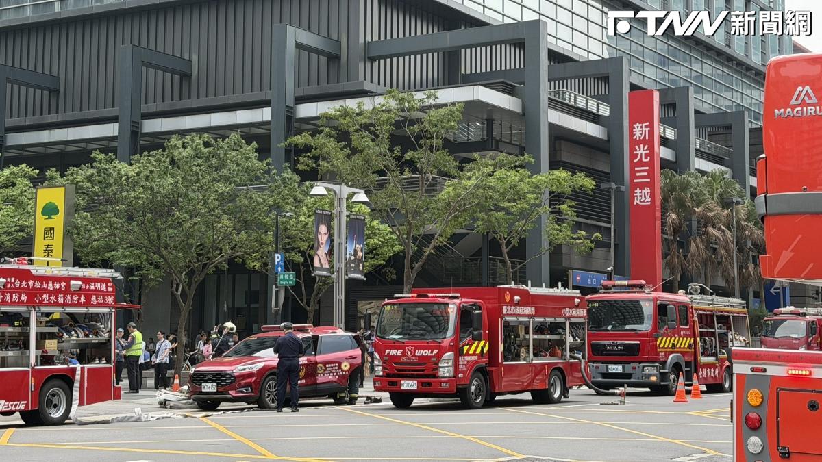 快訊／饗饗微風信義45樓竄火冒濃煙　疏散312人、5人輕微嗆傷送醫