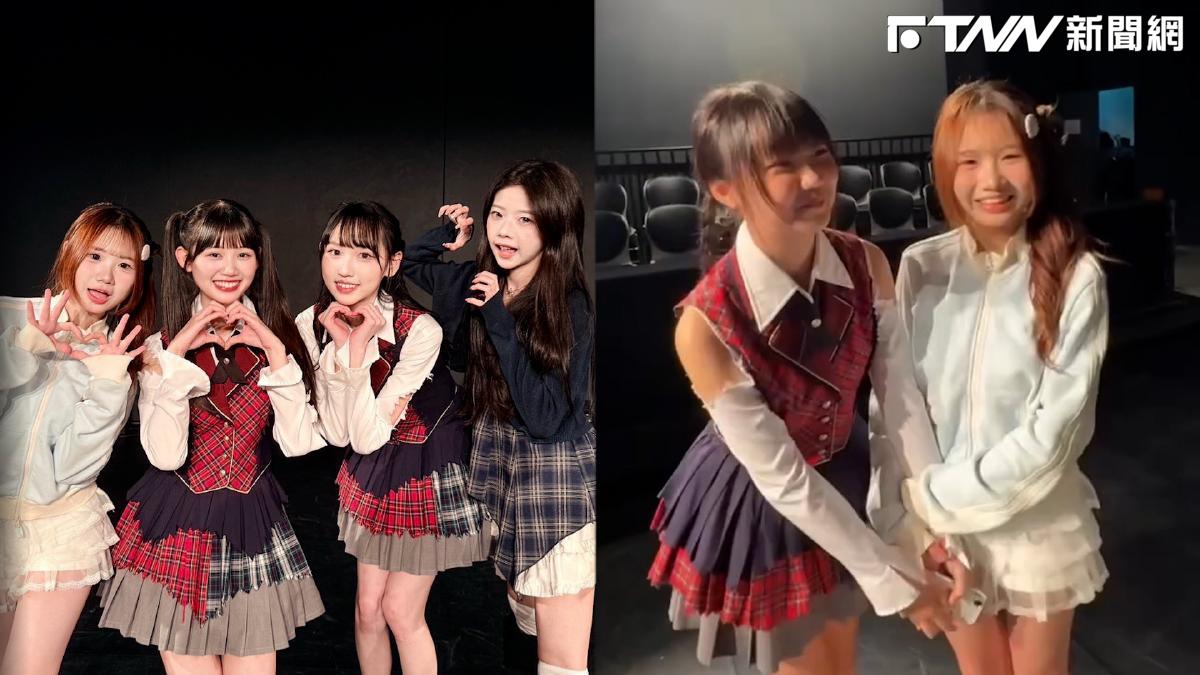 影／宇宙啦啦隊突襲 TPE48 公演舞台！　兩團忙內相見歡「竟是小粉絲」